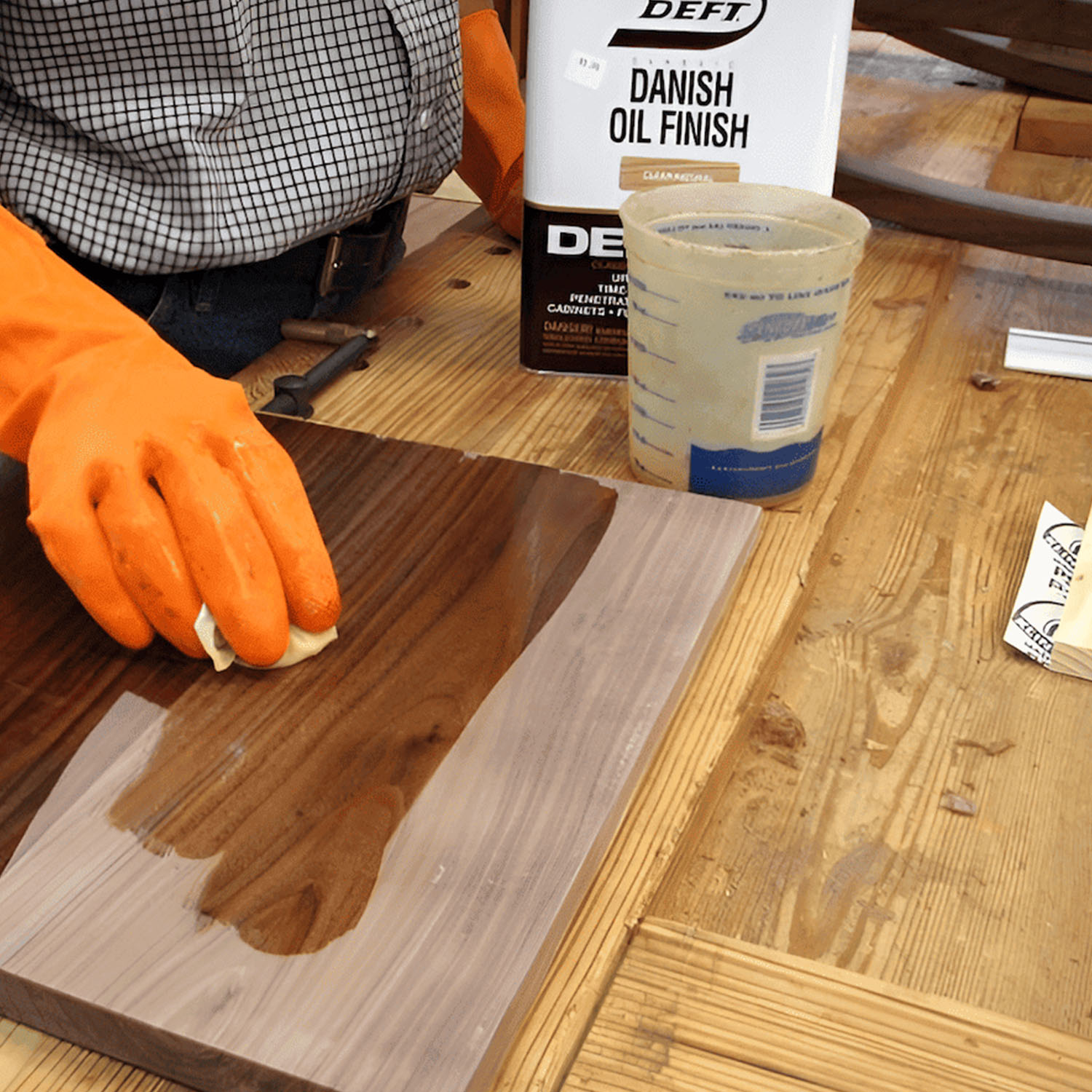 Étape de finition artisanale